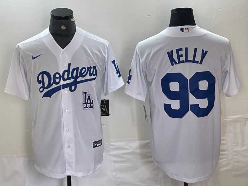 Men's Los Angeles Dodgers #99 Joe Kelly White Stitched Cool Base Nike Jersey,We sell and wholesale Men's Los Angeles Dodgers #99 Joe Kelly White Stitched Cool Base Nike Jersey on line form chian!